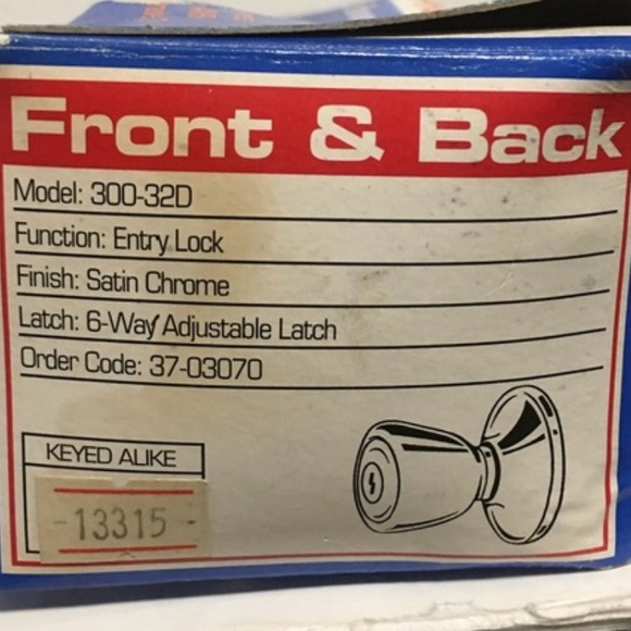 ProSpec model 300-320 Entry Bentley PB Stainless front & back doorknobs NIB - Picture 8 of 8